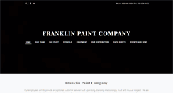 Desktop Screenshot of franklinpaint.com